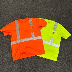 Carhartt Force Class-3 Reflective Work T-Shirts Pair M